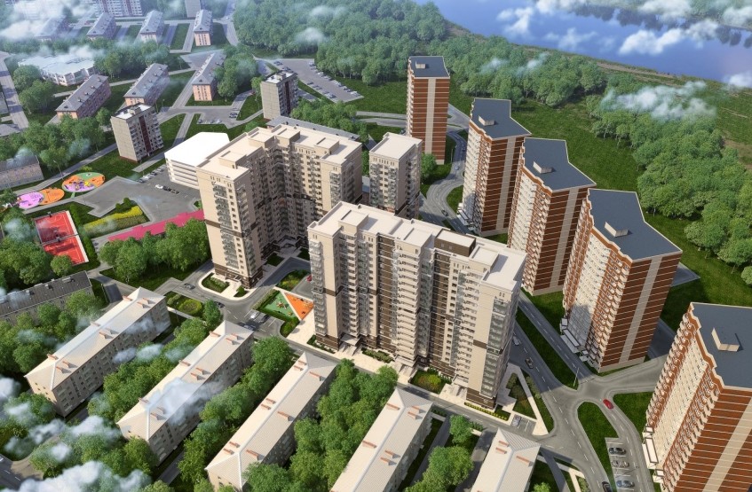 Мкр. 4А в Лыткарино. Московская обл., Лыткарино, Мкр. 4А, Колхозная ул.