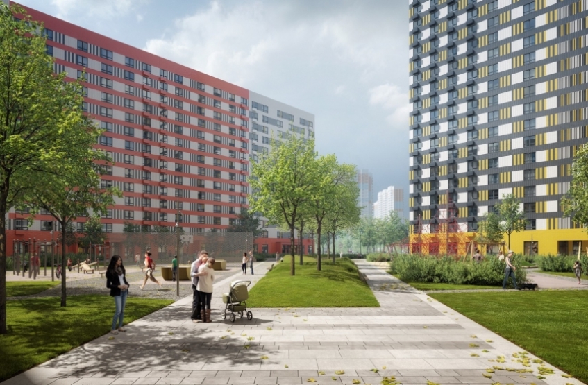 ЖК Ярославский в Мытищах. Московская обл., Мытищи, 16-й мкр., Борисовка ул.