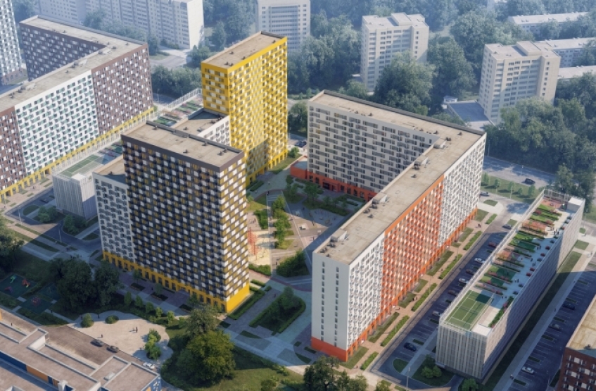 ЖК Ярославский в Мытищах. Московская обл., Мытищи, 16-й мкр., Борисовка ул.