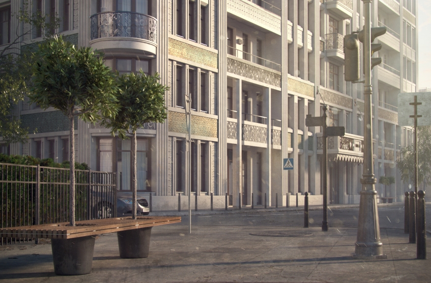 ЖК Резиденция на Покровском бульваре. Москва, Покровский бул. 5, стр.1,2