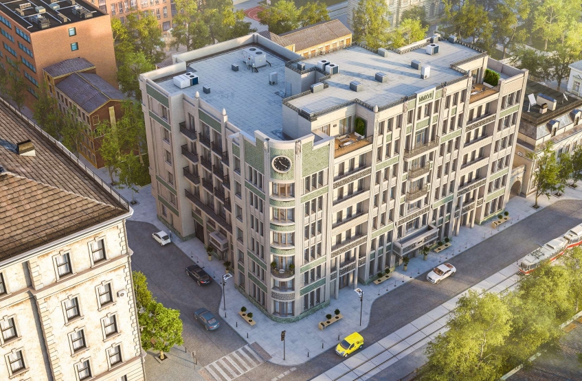 ЖК Резиденция на Покровском бульваре. Москва, Покровский бул. 5, стр.1,2