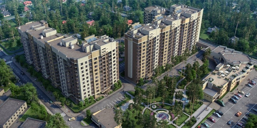 ЖК Ильинский парк. Московская обл., Раменский р-н, Ильинский пос., Чкалова ул., 2 , 2/1