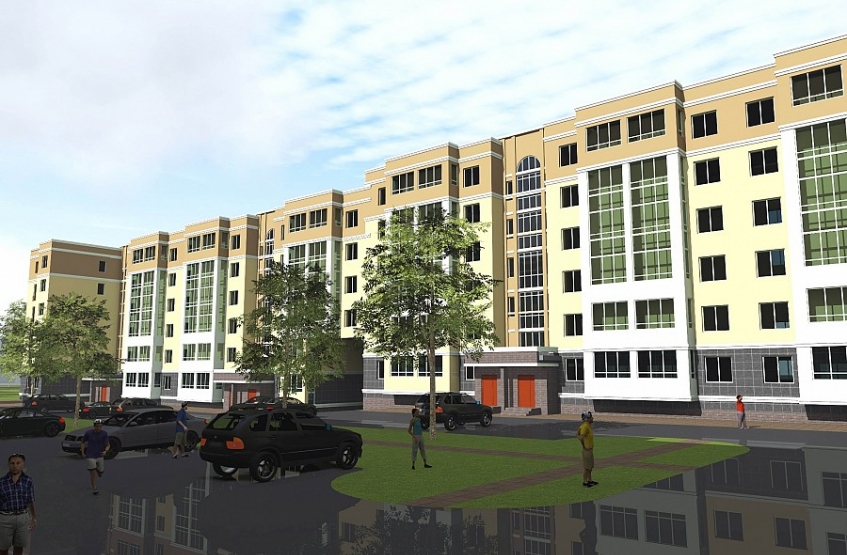 ЖК Центральный в Звенигороде. Московская обл., Звенигород, Почтовая ул., 36