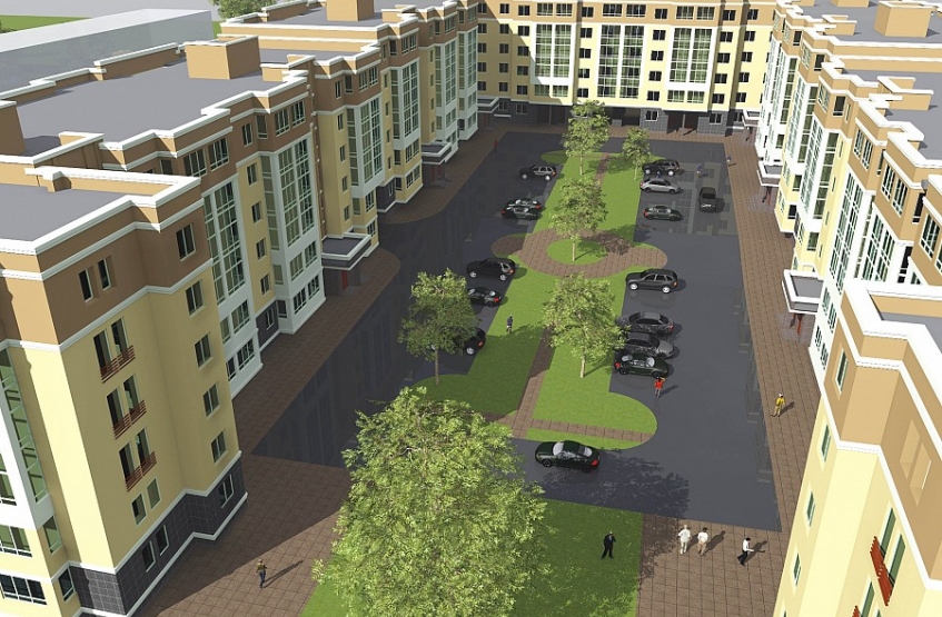 ЖК Центральный в Звенигороде. Московская обл., Звенигород, Почтовая ул., 36