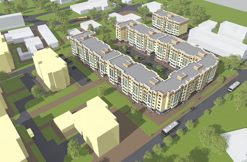 ЖК Центральный в Звенигороде. Московская обл., Звенигород, Почтовая ул., 36