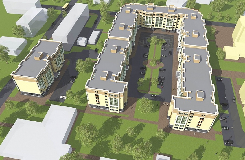 ЖК Центральный в Звенигороде. Московская обл., Звенигород, Почтовая ул., 36