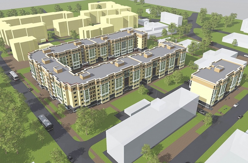 ЖК Центральный в Звенигороде. Московская обл., Звенигород, Почтовая ул., 36