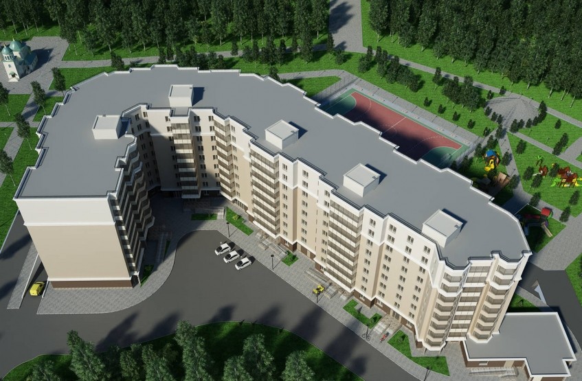 ЖК Новобулатниково. Московская обл., Ленинский р-н, Измайлово пос., Новобулатниково мкр., к. 1