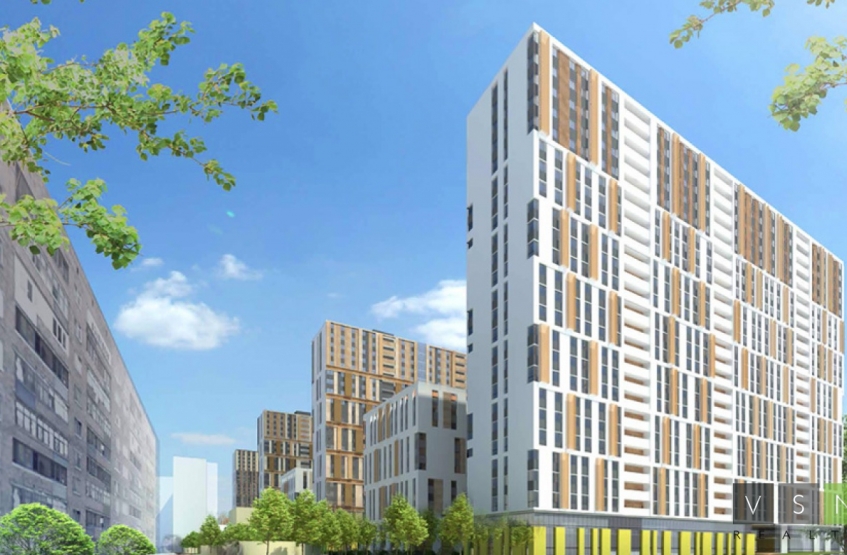 ЖК Сердце Одинцово. Московская обл., Одинцово, 7 мкр., 1-я Вокзальная ул.