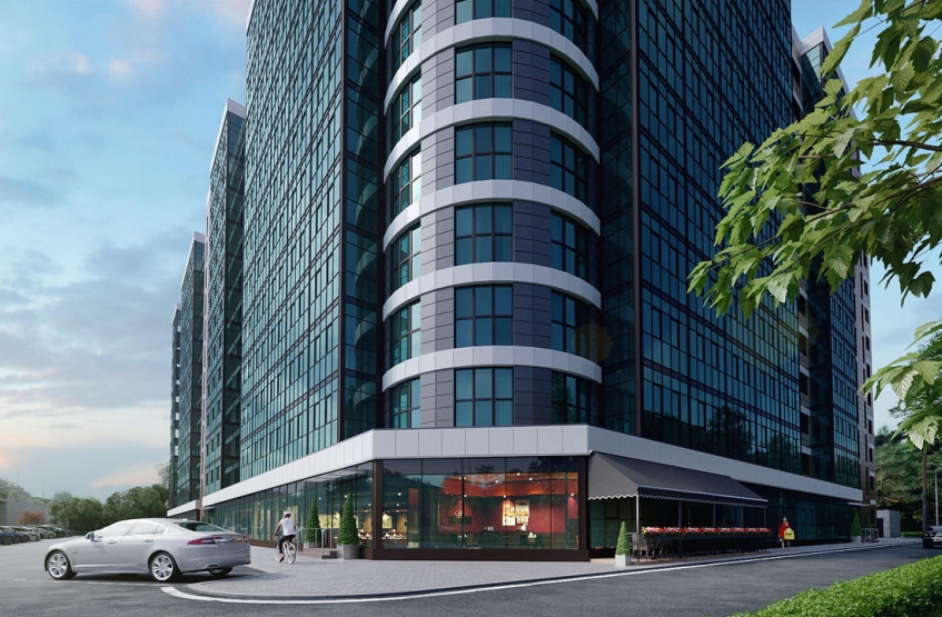 ЖК Sky Skolkovo. Московская обл., Одинцовский р-н, Немчиновка, Овражная ул., 47А