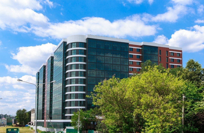 ЖК Sky Skolkovo. Московская обл., Одинцовский р-н, Немчиновка, Овражная ул., 47А