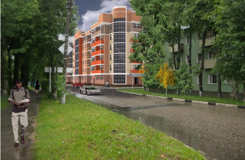 ЖК Некрасовский в Звенигороде. Московская обл., Звенигород,  Некрасова ул., 27/8 