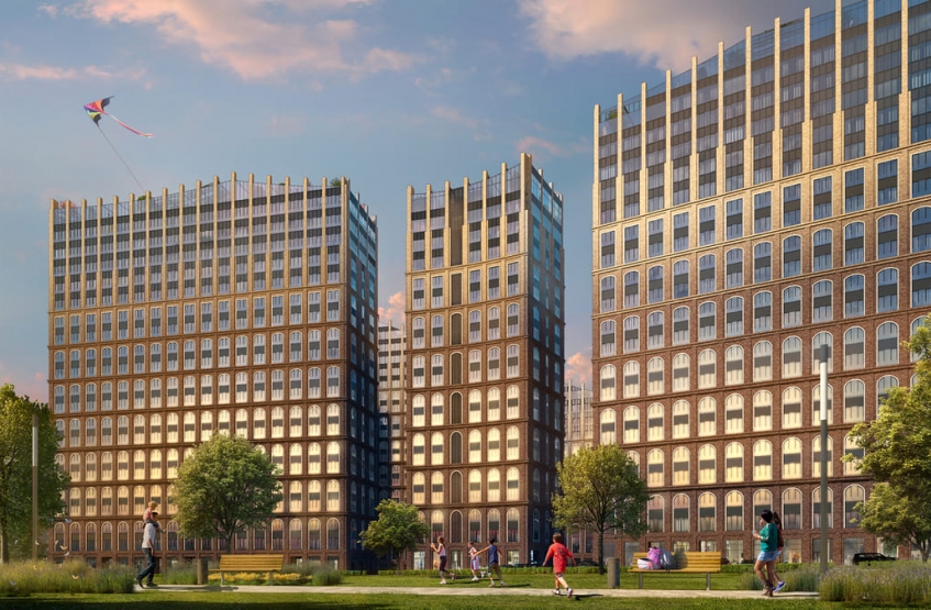 ЖК Серебряный парк. Москва, Паршина ул.