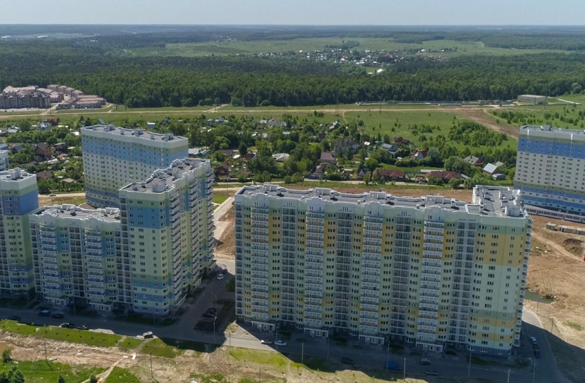 ЖК Домодедовский. Московская обл., Домодедово, Южнодомодедовская ул., 14, 15, 16, 17 