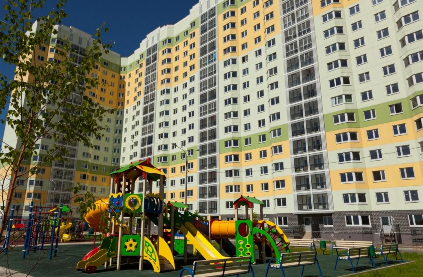 ЖК Домодедовский. Московская обл., Домодедово, Южнодомодедовская ул., 14, 15, 16, 17 