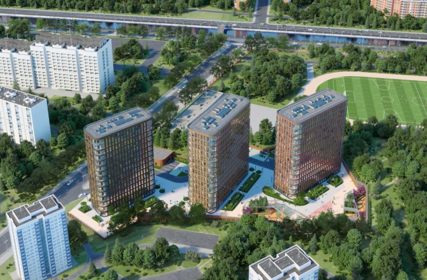 ЖК Bauman House. Москва, Новая Дорога ул., вл. 11а, 11б