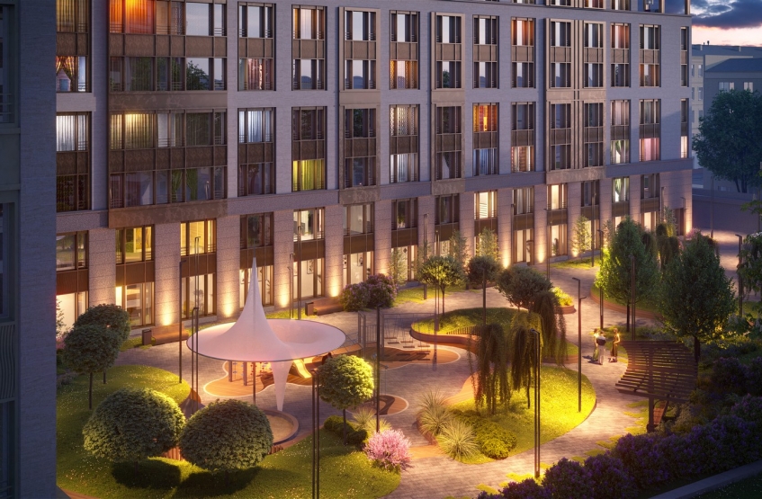 ЖК «Дом на Тишинке». Москва, Средний Тишинский пер., 5-7