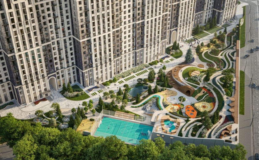 Дом «Достижение». Москва, СВАО, р-н Марфино, ул. Академика Королева, д. 21  