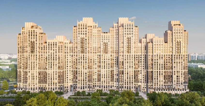 Дом «Достижение». Москва, СВАО, р-н Марфино, ул. Академика Королева, д. 21  