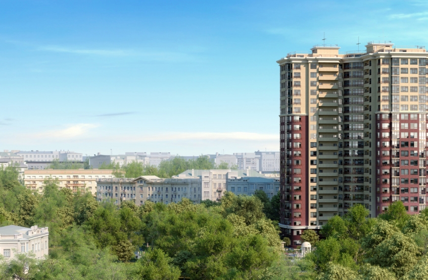 ЖК Дом на Тишинке. Москва, Тишинский Большой пер., вл. 10