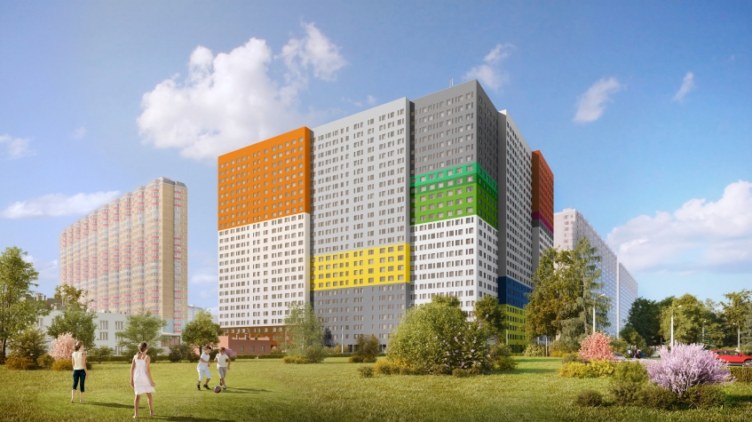 ЖК Левый Берег в Химках. Московская обл., Химки, Левобережный мкр.,Совхозная ул., 9, 11