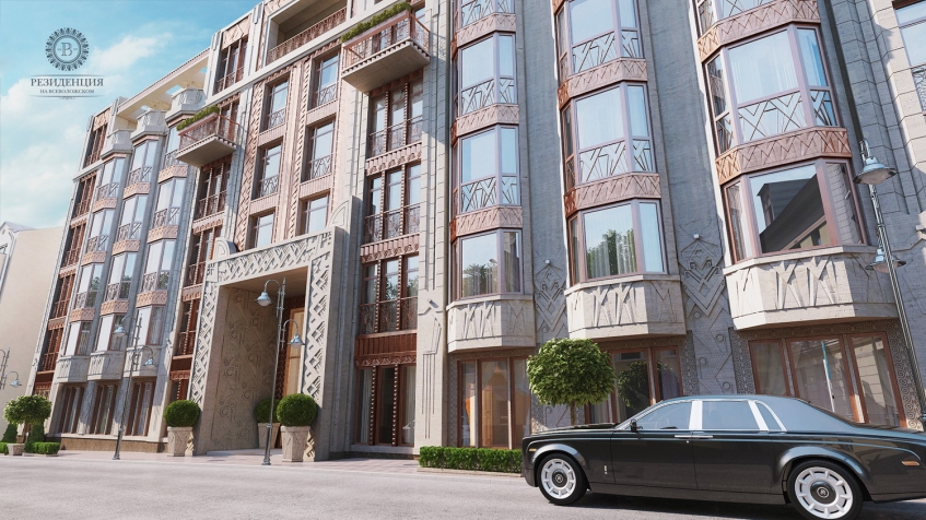 Клубный дом Резиденция на Всеволожском. Москва, Всеволожский пер., 5